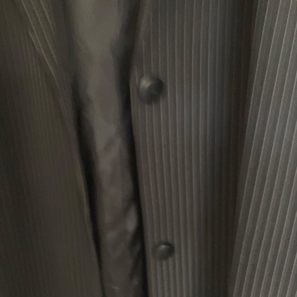 Brian Bailey Pin Striped Trench - Picture 9 of 9